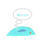 紙雪うさぎ（個別スタンプ：7）