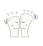 2人でひとつ（個別スタンプ：14）