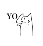 yaruki 0 cat（個別スタンプ：38）