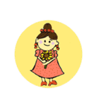 世界の人びと 日常生活編（個別スタンプ：1）