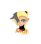 ゆるっと角っ子たち。（個別スタンプ：1）