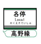 南海高野線 駅名 シンプル＆気軽＆いつでも（個別スタンプ：33）