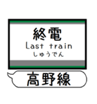 南海高野線 駅名 シンプル＆気軽＆いつでも（個別スタンプ：34）