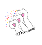 自由なねこのスタンプ（個別スタンプ：3）