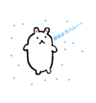 白ハムスタンプ（個別スタンプ：1）