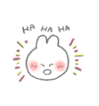 もこもこくんとふわふわうさぎ（個別スタンプ：27）
