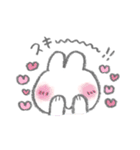 もこもこくんとふわふわうさぎ（個別スタンプ：35）