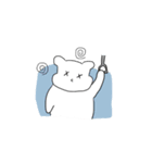 [mini] クマ(GOMJJI)の 一日（個別スタンプ：9）