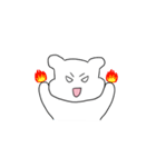 [mini] クマ(GOMJJI)の 一日（個別スタンプ：14）