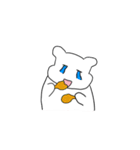 [mini] クマ(GOMJJI)の 一日（個別スタンプ：17）
