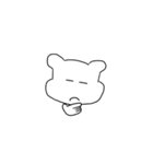 [mini] クマ(GOMJJI)の 一日（個別スタンプ：21）