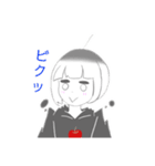 V字笑顔のりんごちゃん（個別スタンプ：11）
