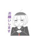 V字笑顔のりんごちゃん（個別スタンプ：12）