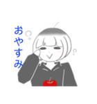 V字笑顔のりんごちゃん（個別スタンプ：13）