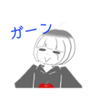 V字笑顔のりんごちゃん（個別スタンプ：17）