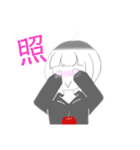 V字笑顔のりんごちゃん（個別スタンプ：21）