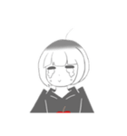 V字笑顔のりんごちゃん（個別スタンプ：25）