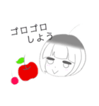 V字笑顔のりんごちゃん（個別スタンプ：38）