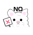ワタシは白もふ犬（個別スタンプ：2）