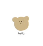 teddy bear bear（個別スタンプ：1）