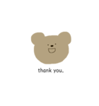 teddy bear bear（個別スタンプ：3）