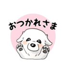 大きな白い犬 ピレネー犬（個別スタンプ：3）