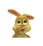 キュートなうさぎ3D（個別スタンプ：7）
