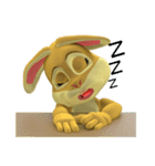 キュートなうさぎ3D（個別スタンプ：14）