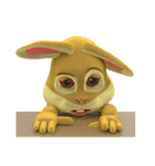 キュートなうさぎ3D（個別スタンプ：15）