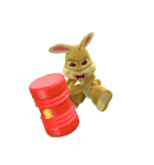 キュートなうさぎ3D（個別スタンプ：33）