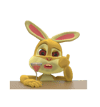 キュートなうさぎ3D（個別スタンプ：35）