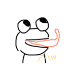 頭逝っちゃってるカエルさん（個別スタンプ：2）