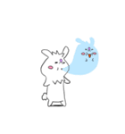 使える日常会話withうさぎ？（個別スタンプ：21）