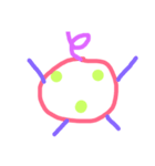 小学生が描いた、まるっこくん。（個別スタンプ：3）