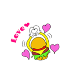 はんばーがー（個別スタンプ：4）