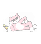 パステルカラーねこ（個別スタンプ：6）