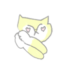 パステルカラーねこ（個別スタンプ：16）