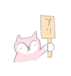 パステルカラーねこ（個別スタンプ：28）