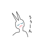 ニートのウサギさん絵文字コメント付き40個（個別スタンプ：33）