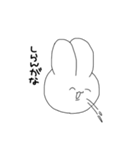狂気のうさぴょん（個別スタンプ：3）
