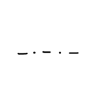 モールス信号(手描き)（個別スタンプ：11）