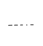 モールス信号(手描き)（個別スタンプ：13）