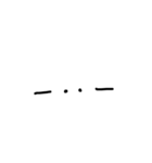 モールス信号(手描き)（個別スタンプ：31）
