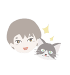 可愛い猫とこどもたちのスタンプ（個別スタンプ：21）