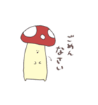 ゆかいなきのこスタンプ（個別スタンプ：4）