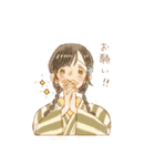 着物男女スタンプ（個別スタンプ：6）