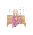 着物男女スタンプ（個別スタンプ：30）