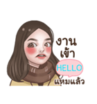 HELLO socute_N e（個別スタンプ：5）