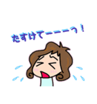 女子スタンプ1（個別スタンプ：4）