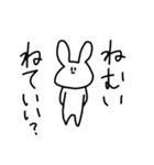 情緒不安定なうさぎさん（個別スタンプ：20）